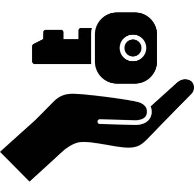 araba tamir servisi simgesi ana hatları biçiminde