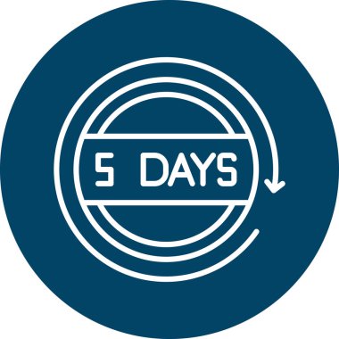 Modern simgenin vektör illüstrasyonu