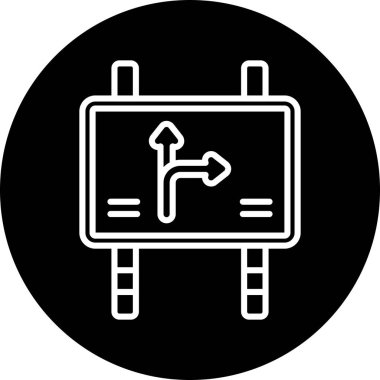 Modern bir simgenin vektör illüstrasyonu