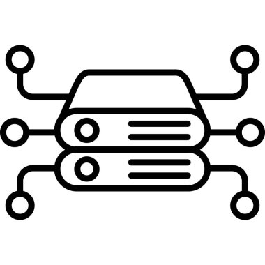 araba paylaşım ikonu ana hatları vektörü. araba paylaşımı