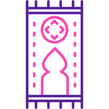 Ramazan kareem simgesinin vektör illüstrasyonu