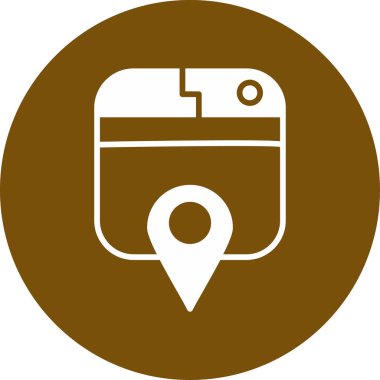 vektör harita işaretçi simgesi