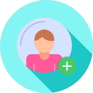 Düz biçimli Avatar insan simgesi