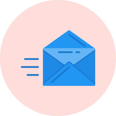 E-posta. Web simgesi basit illüstrasyon