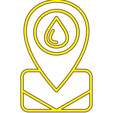 Harita işaretleyici vektör illüstrasyonuName