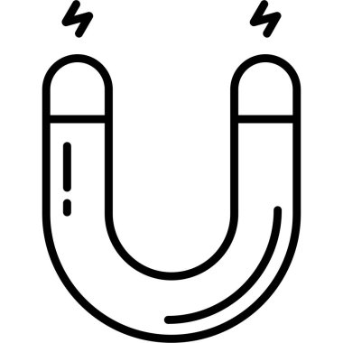 mıknatıs simgesi vektör çizimi