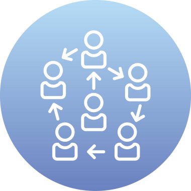 İş ikonu. vektör illüstrasyonu.