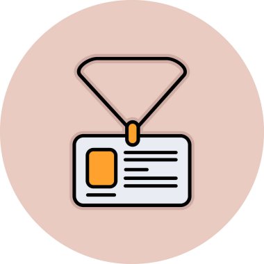 Bir belge simgesinin vektör illüstrasyonu