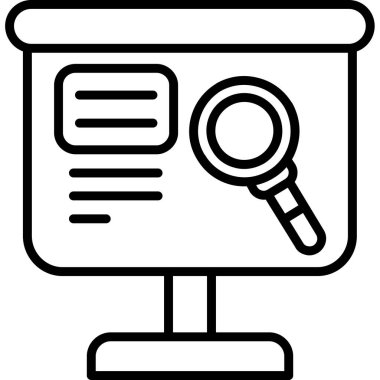 Arama simgesi. Web simgesi