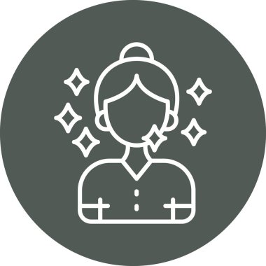 Kadın vektör illüstrasyonu