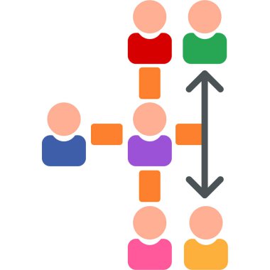 insanlar simge vektör illüstrasyonu