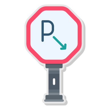 park ışığı simgesi, vektör illüstrasyonu