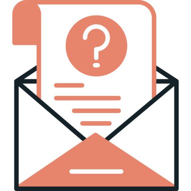 E-posta. Web simgesi basit illüstrasyon