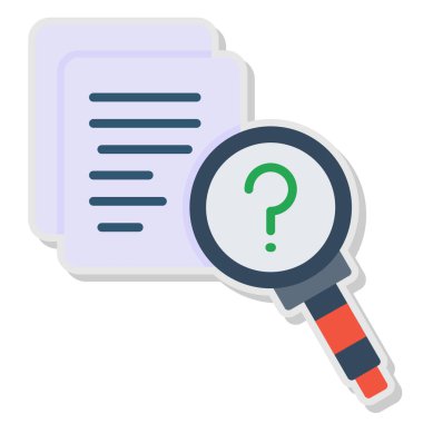 Arama vektörü simgesi modern basit vektör çizimi