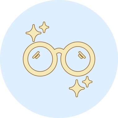 Çizgi film simgesinin vektör çizimi