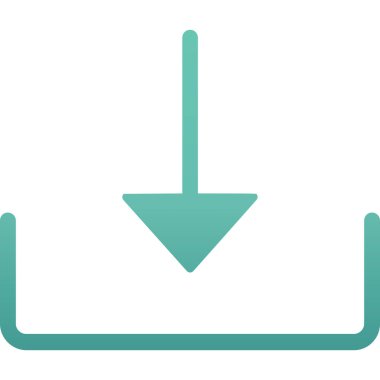 Oku indir. Web simgesi.