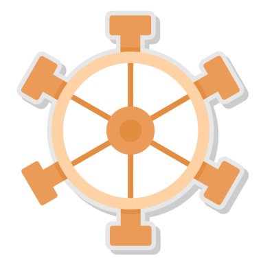 Modern simgenin vektör illüstrasyonu