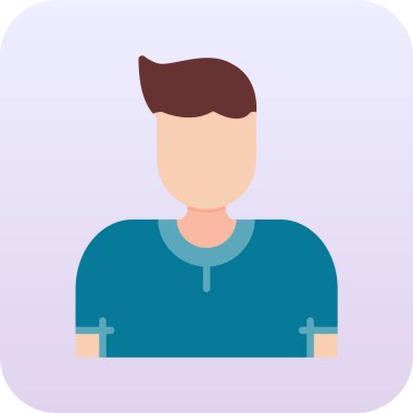 man simgesi vektör illüstrasyonu