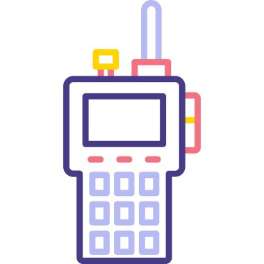 telefon simgesi vektör illüstrasyonu