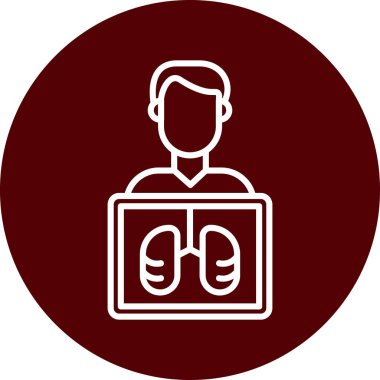 Dizüstü bilgisayar simgesi olan bir adamın vektör çizimi