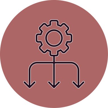 seo modern simgesinin vektör illüstrasyonu