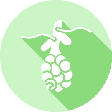 üzüm ikonu vektör illüstrasyonu