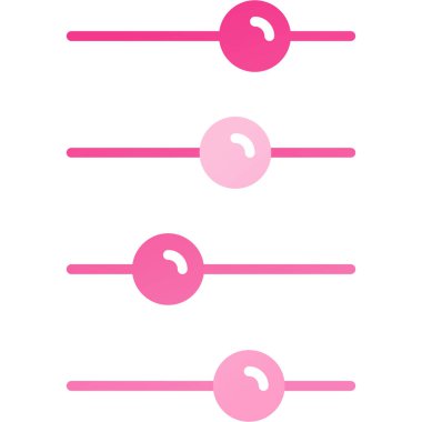 Pembe ve beyaz daireli sarmal kağıt