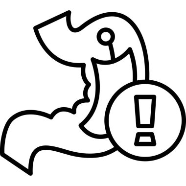 Dikkat uyarı simgesi. Beyaz arkaplanda izole edilmiş web tasarımı için uyarı vektör simgesi