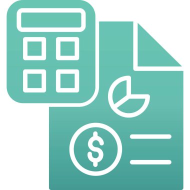 Dolar simgesi. düz tasarım biçimi