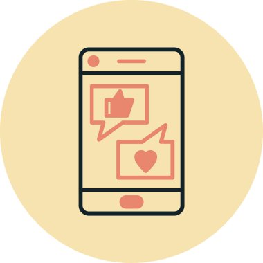 Cep telefonu. Web simgesi basit tasarım