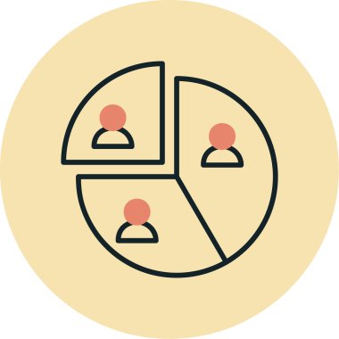 insanlar simge vektör illüstrasyonu