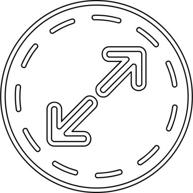 ok simgesi vektör illüstrasyonu