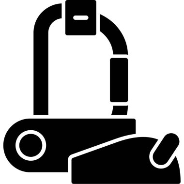 elektrik süpürgesi vektör çizgisi simgesi