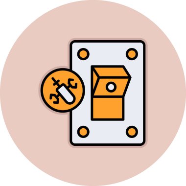 Güvenli simgenin vektör illüstrasyonu