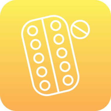 Uyuşturucu web simgesi. Basit tasarım. vektör illüstrasyonu