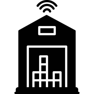 Depo simgesi, vektör illüstrasyonu