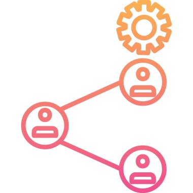 ağ simgesi. Vektör illüstrasyonu