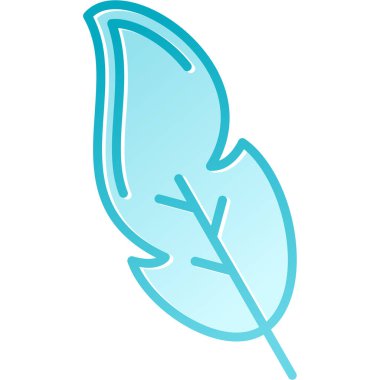 Tüylü ikon vektör illüstrasyonu