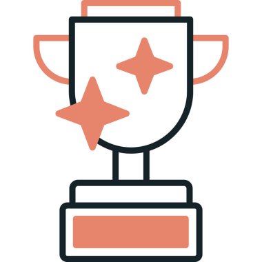 Trophy Düz Vektör Simgesi