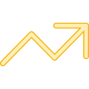 ok simgesi beyaz arkaplanda izole edildi