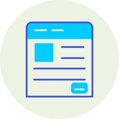 kitap web simgesi basit tasarım