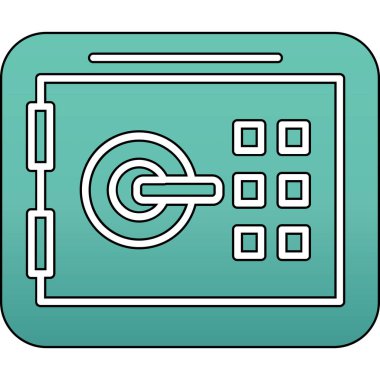 vektör hesap makinesi simgesi, basit ve resimleme