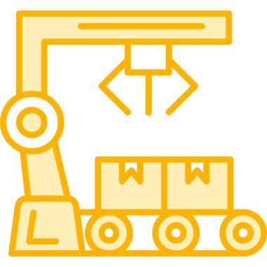 vinç inşaat simgesi