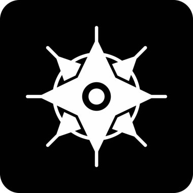 pusula pusula simgesini katı biçiminde göster