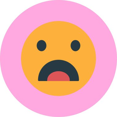 emoji simgesi vektör illüstrasyonu