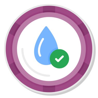 su damlası vektör simgesi