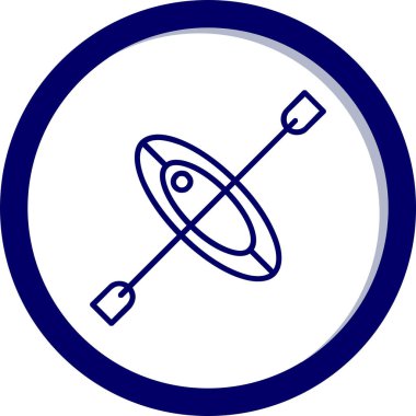 Bir pusula simgesinin vektör illüstrasyonu