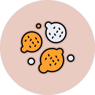 Modern b 'nin vektör illüstrasyonunda yiyecek ikonu yok