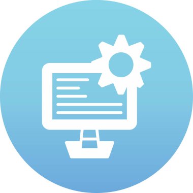 seo modern simgesinin vektör illüstrasyonu