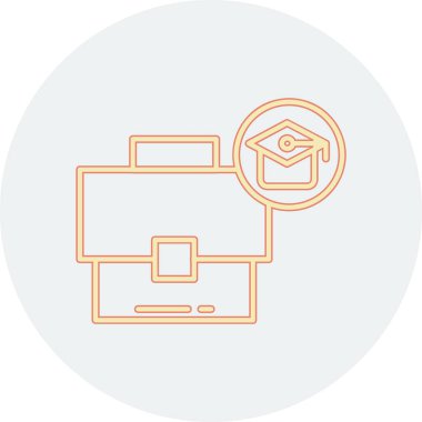 Eğitim simgesi, vektör illüstrasyonu